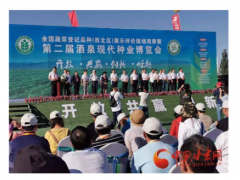 第二届酒泉现代种业博览会开幕