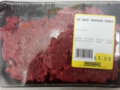 新西兰召回含塑料碎片的牛肉肉馅
