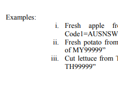 新加坡AVA发布要求提供新鲜和最少加工处理果蔬的国家/省份代码声明