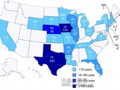 美国更新环孢子虫疫情数据