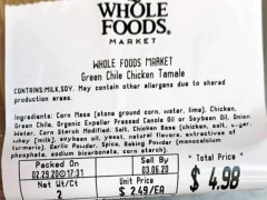 美国召回一款含未申报过敏原的玉米粉蒸肉产品