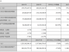 麦趣尔2019年亏损6946.49万亏损减少